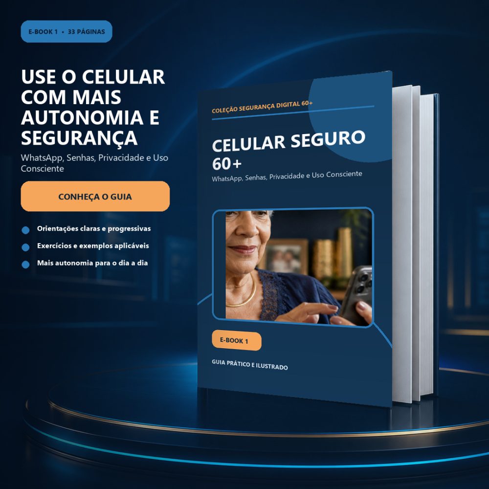 Capa de Celular Seguro 60+ — WhatsApp, Senhas, Privacidade e Uso Consciente
