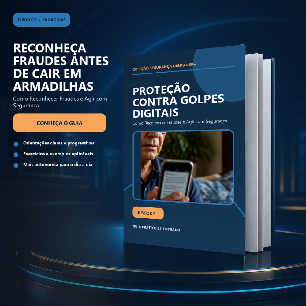 Capa de Proteção Contra Golpes Digitais — Como Reconhecer Fraudes e Agir com Segurança