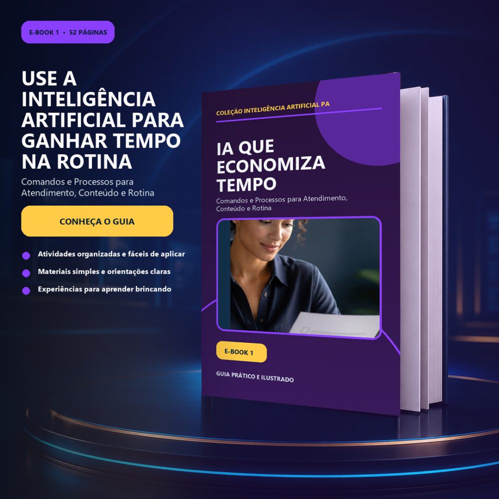 Capa de IA que Economiza Tempo — Comandos e Processos para Atendimento, Conteúdo e Rotina