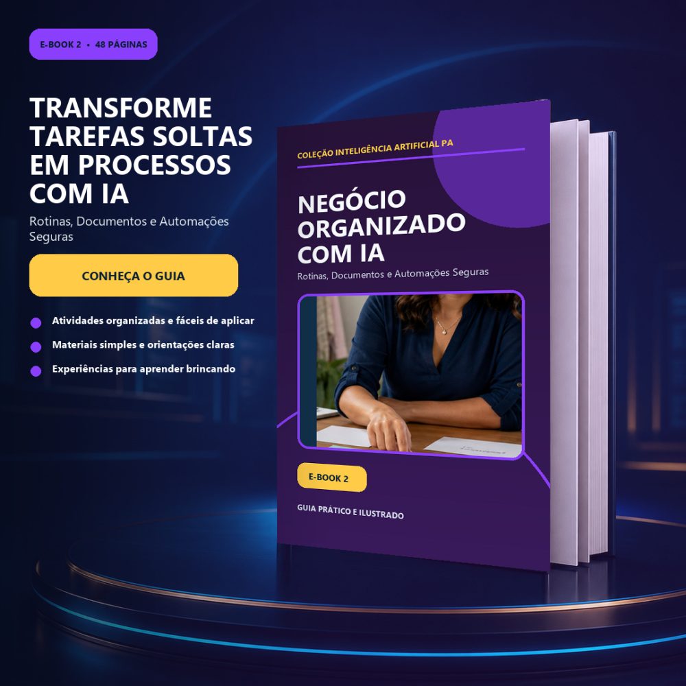 Capa de Negócio Organizado com IA — Rotinas, Documentos e Automações Seguras