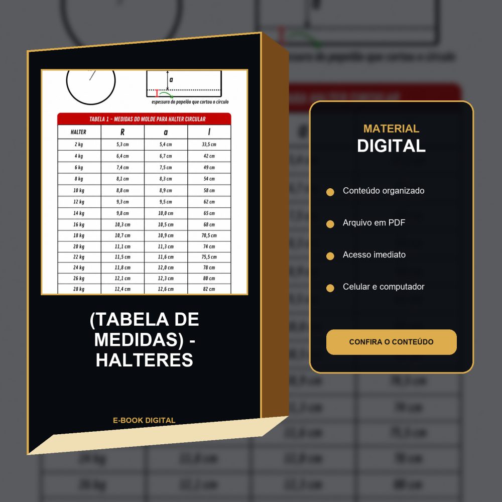 Capa de (TABELA DE MEDIDAS) – HALTERES