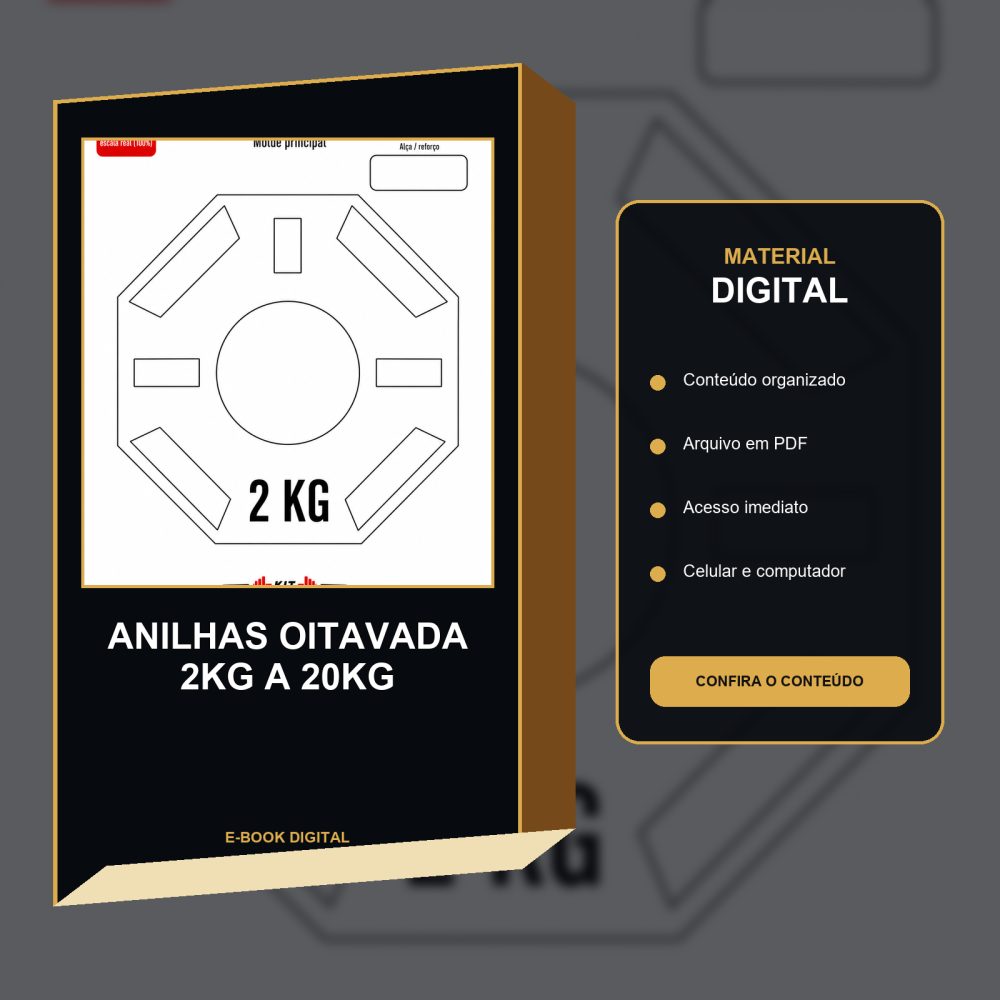 Capa de ANILHAS OITAVADA 2KG A 20KG