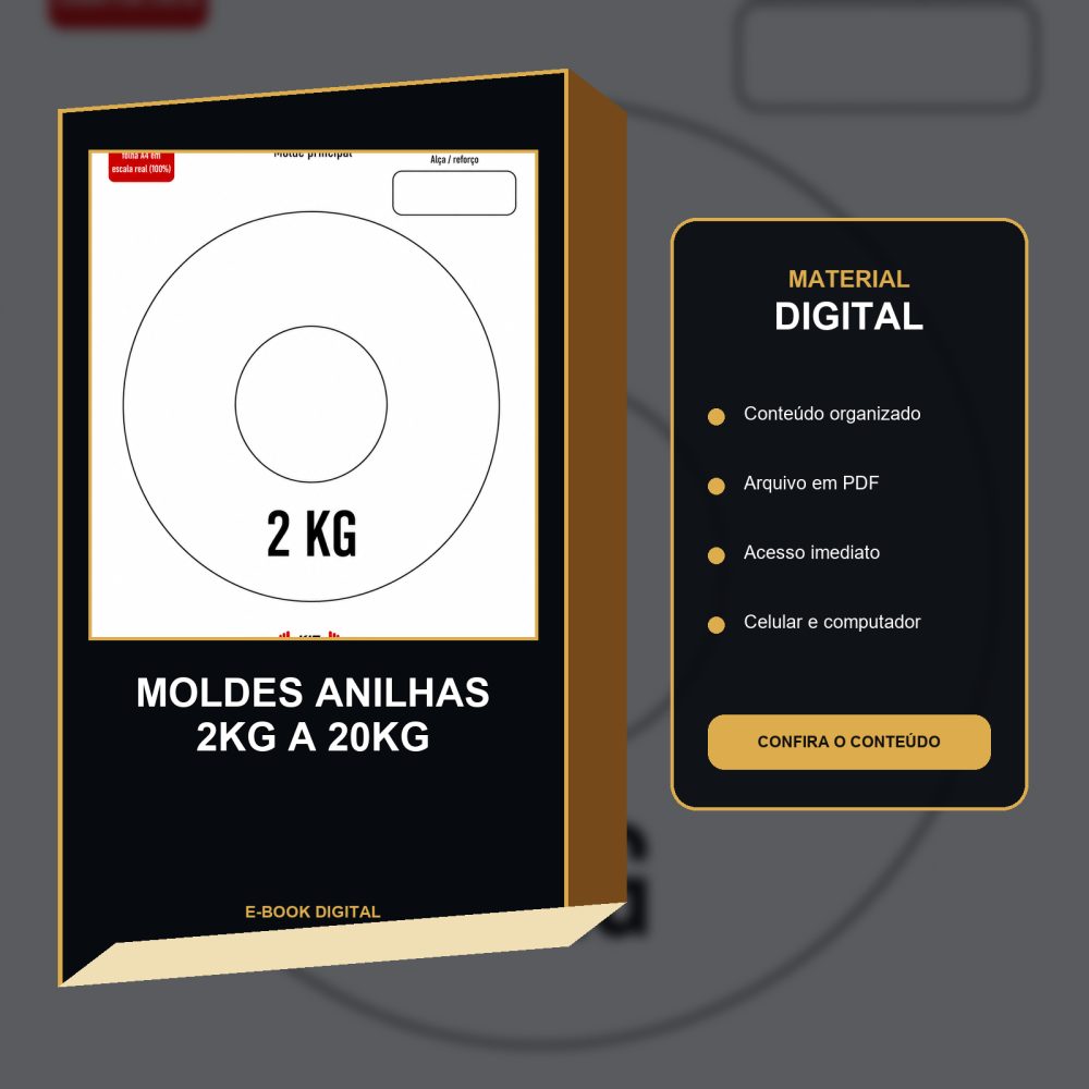 Capa de MOLDES ANILHAS 2KG A 20KG