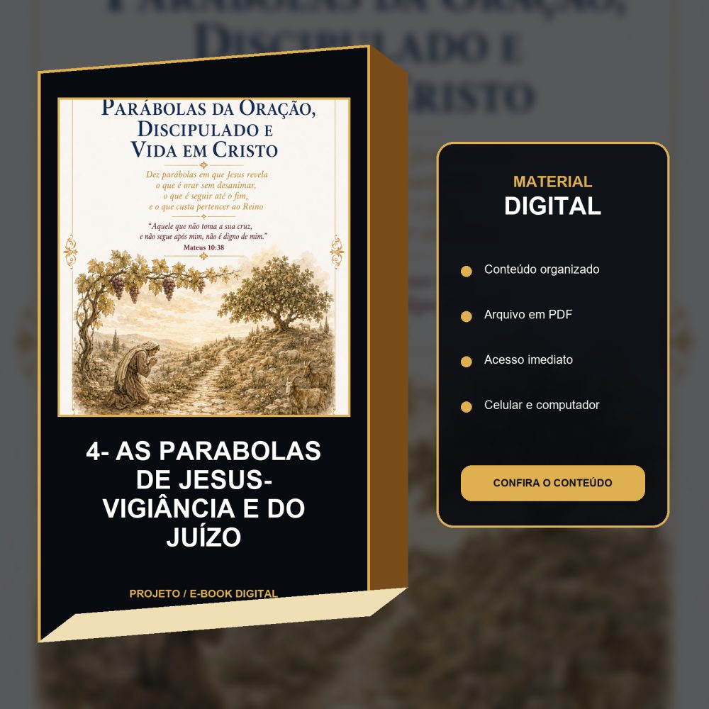 Capa de 4- As Parabolas de Jesus- Vigiância e do Juízo