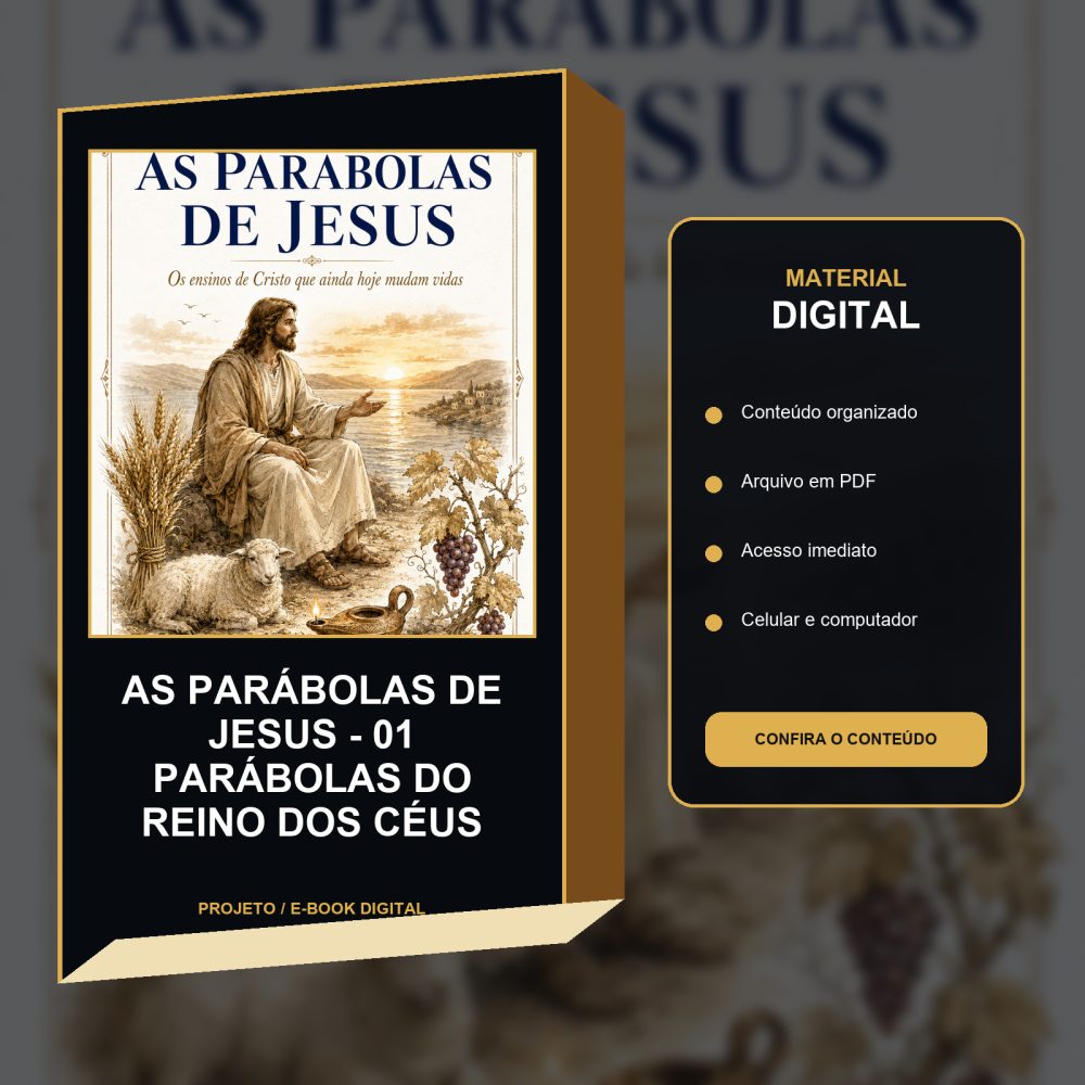 Capa de As Parábolas de Jesus – 01 Parábolas do Reino Dos Céus