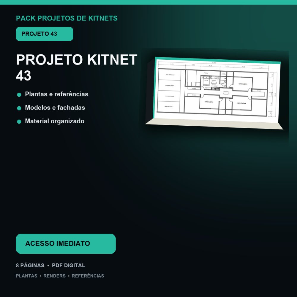 Capa de Produto 42 – Mini Casa Modelo 43 – Projeto e Soluções – Projeto Digital