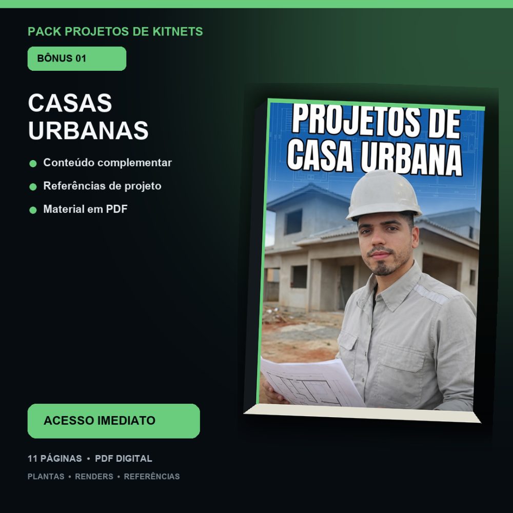 Capa de Produto 43 – Casas Urbanas – Bônus – Projeto Digital