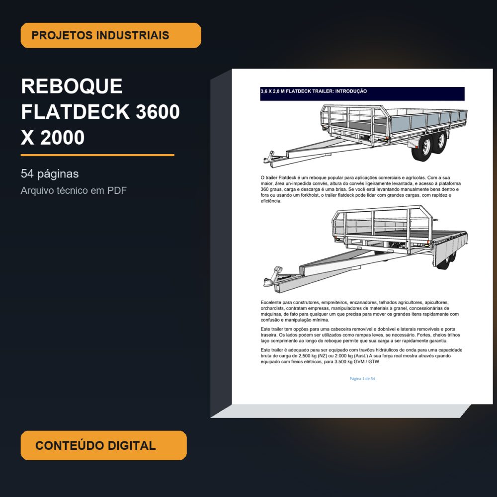 Capa de Reboque Flatdeck 3600 x 2000 – E-book 04 – Reboque Flatdeck 3600 x 2000