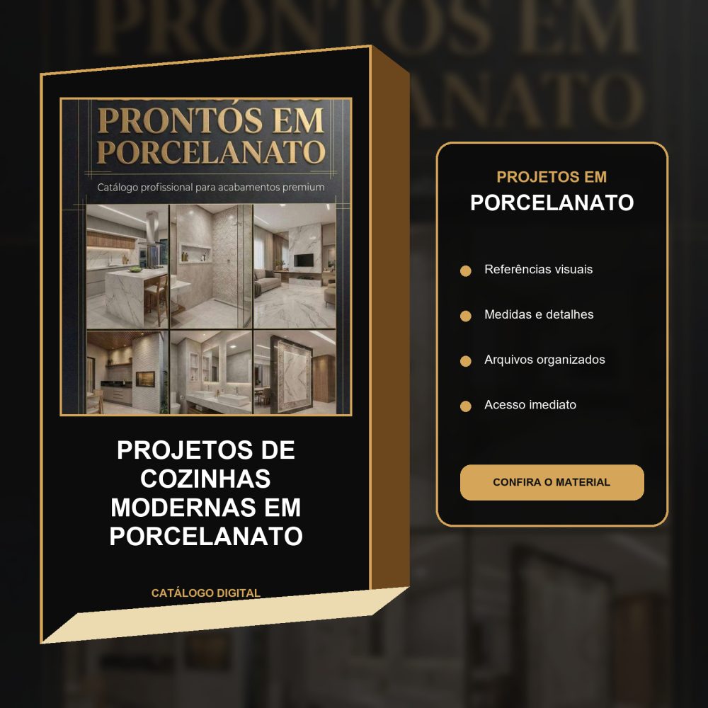 Capa de 02 – Projetos de Banheiros Modernos em Porcelanato – Parte 2