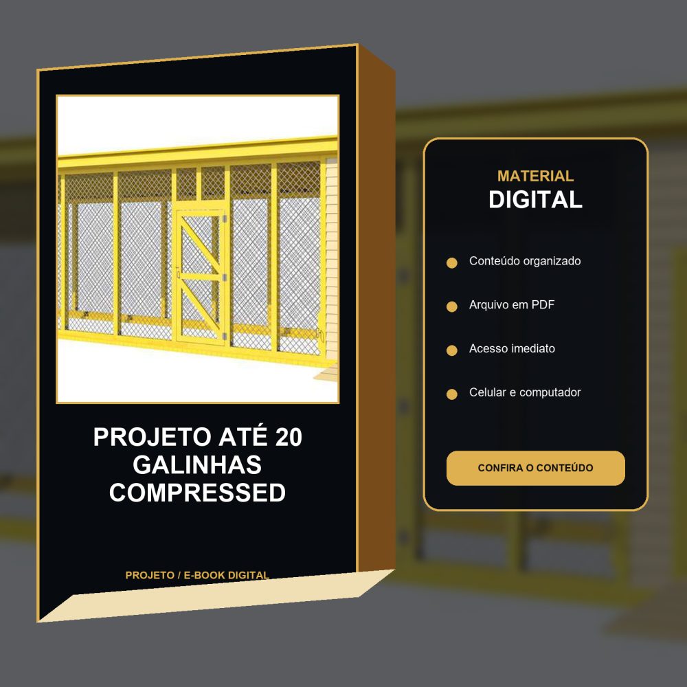 Capa de Projeto até 20 Galinhas