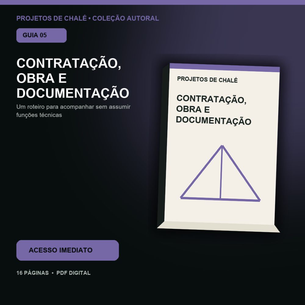 Capa de Contratação, Obra e Documentação – E-book 05 – Contratação, Obra e Documentação – Guia Prático