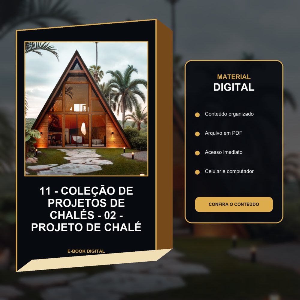 Capa de 11 – Coleção de Projetos de Chalés – 02 – Projeto de Chalé