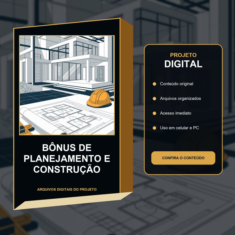 Capa de 12 – Bônus – Planejamento e Construção – 01 – Como Evitar Erros na Construção