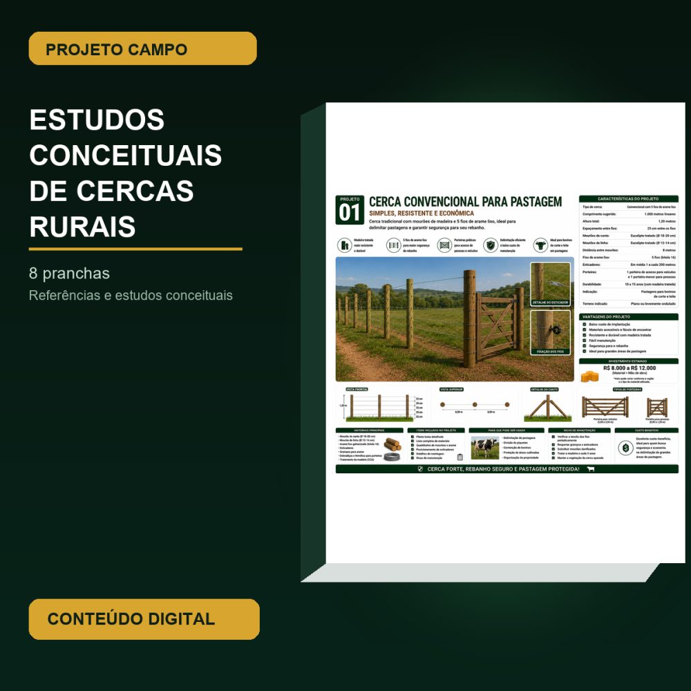 Capa de Cercas Rurais – E-book 03 – Cercas Rurais