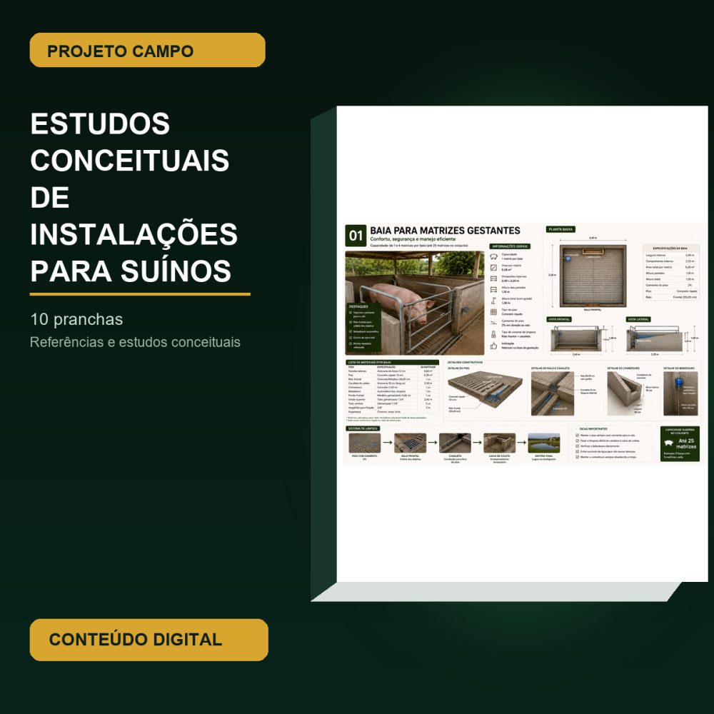 Capa de Instalações para Suínos – E-book 04 – Instalações para Suínos