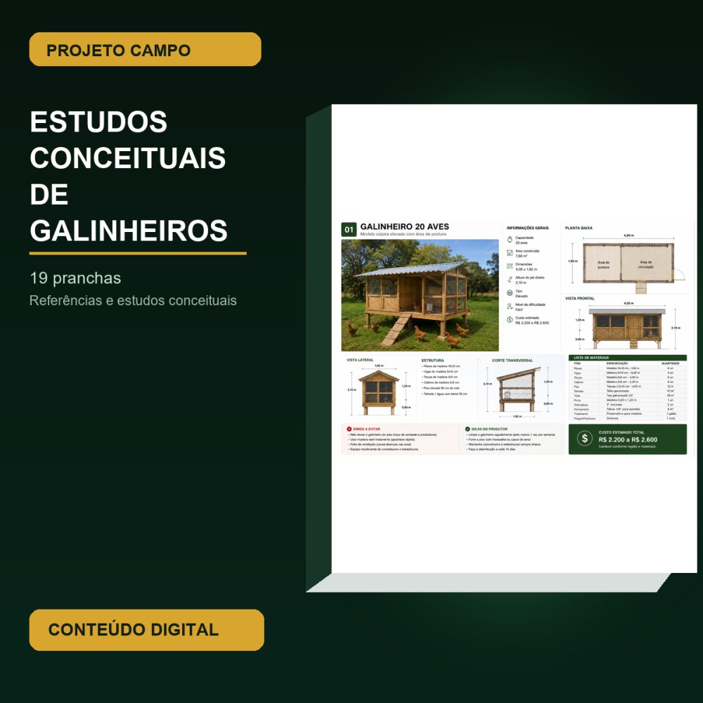 Capa de Galinheiros – E-book 06 – Galinheiros