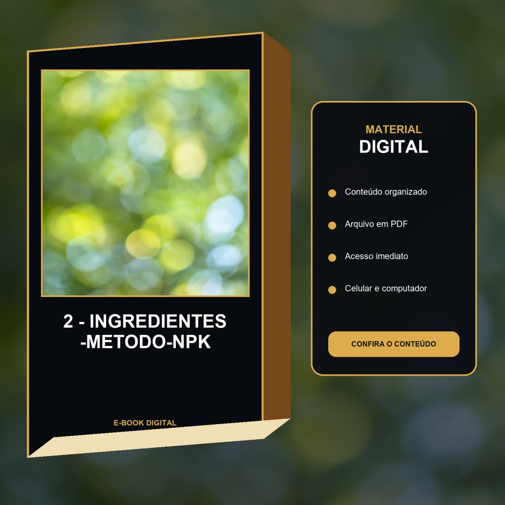 Capa de 2 – Ingredientes -Metodo-NPK