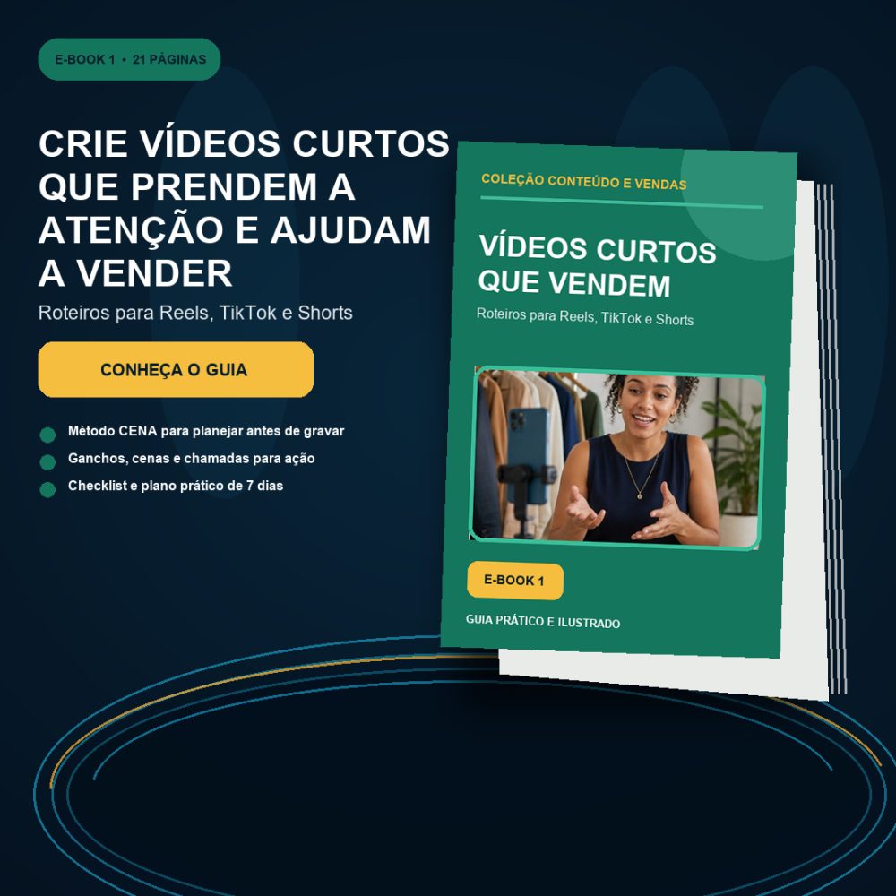 Capa de Vídeos Curtos que Vendem – Roteiros para Reels TikTok e Shorts