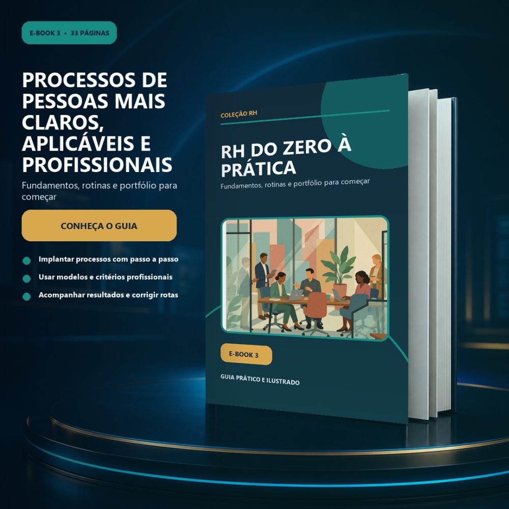 Capa de RH do Zero à Prática — Fundamentos, rotinas e portfólio para começar