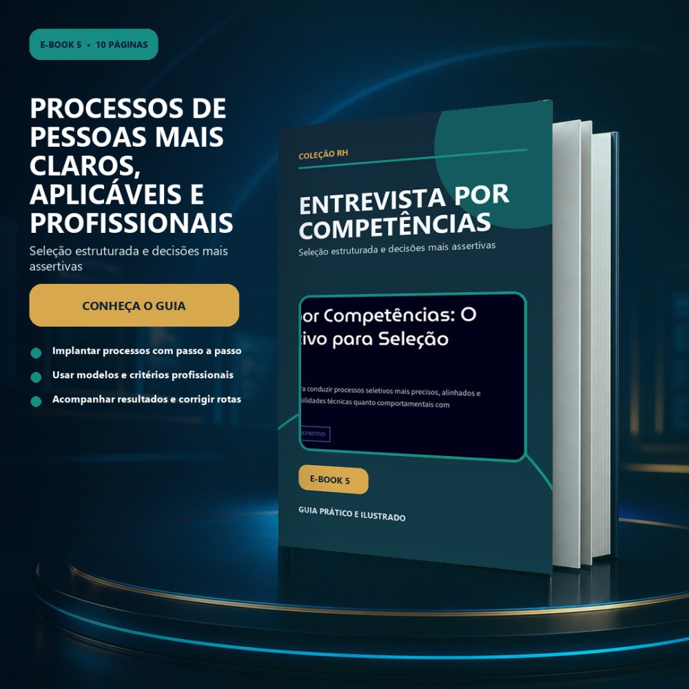 Capa de Entrevista por Competências — Seleção estruturada e decisões mais assertivas