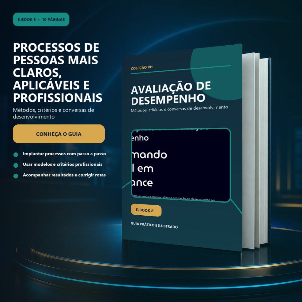 Capa de Avaliação de Desempenho — Métodos, critérios e conversas de desenvolvimento