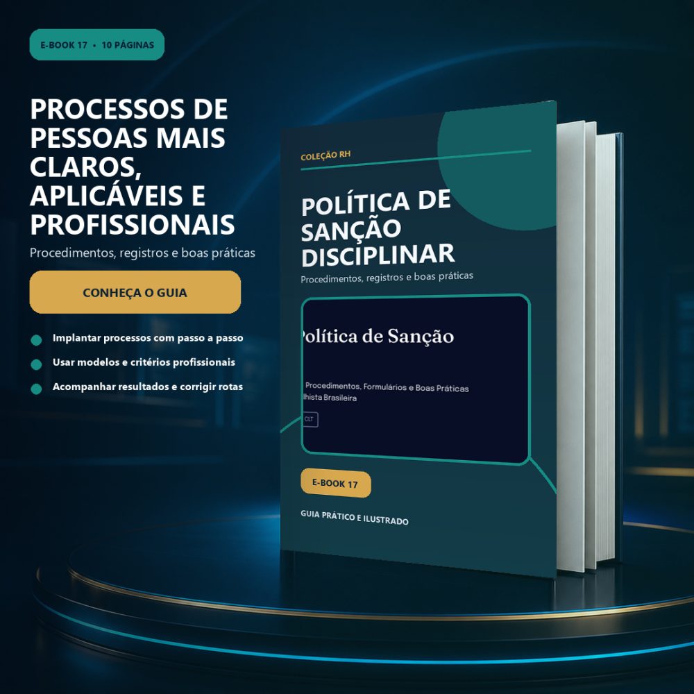 Capa de Política de Sanção Disciplinar — Procedimentos, registros e boas práticas