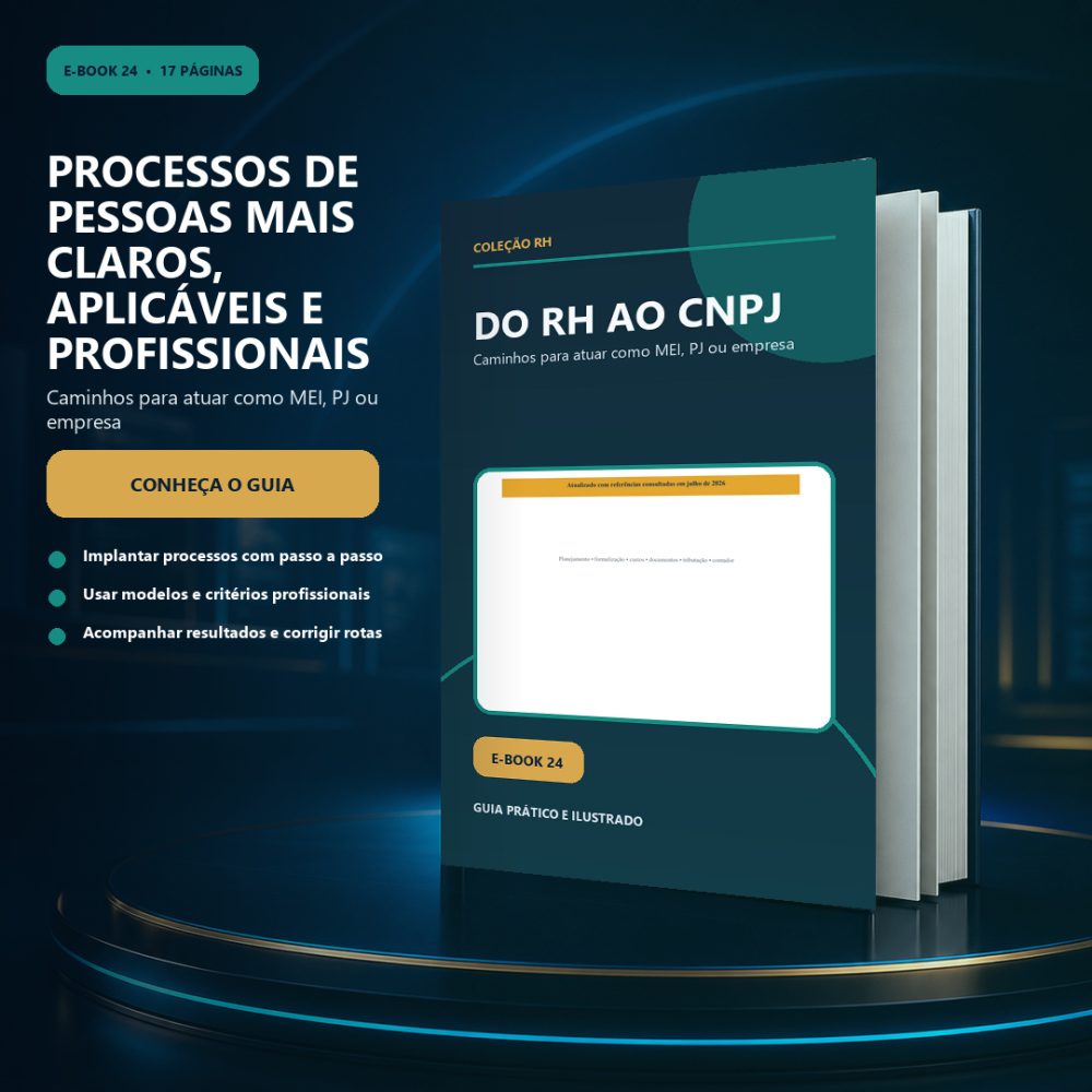 Capa de Do RH ao CNPJ — Caminhos para atuar como MEI, PJ ou empresa
