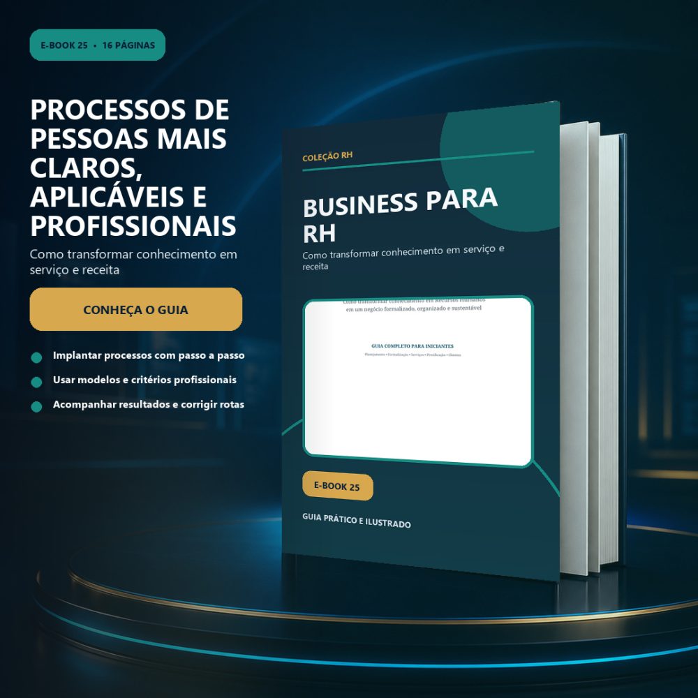 Capa de Business para RH — Como transformar conhecimento em serviço e receita