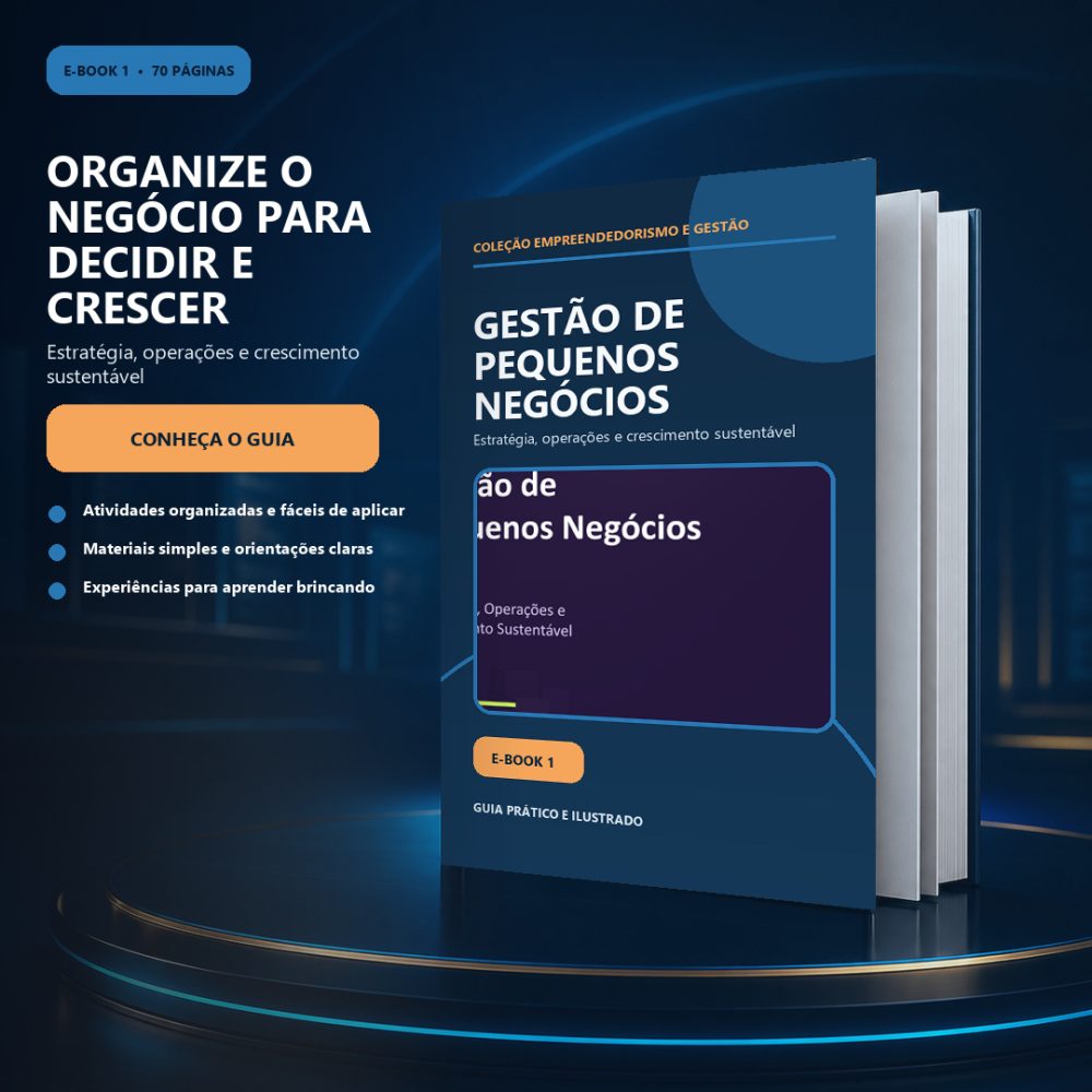 Capa de Gestão de Pequenos Negócios — Estratégia, operações e crescimento sustentável