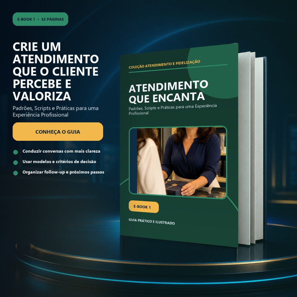 Capa de Atendimento que Encanta — Padrões, Scripts e Práticas para uma Experiência Profissional