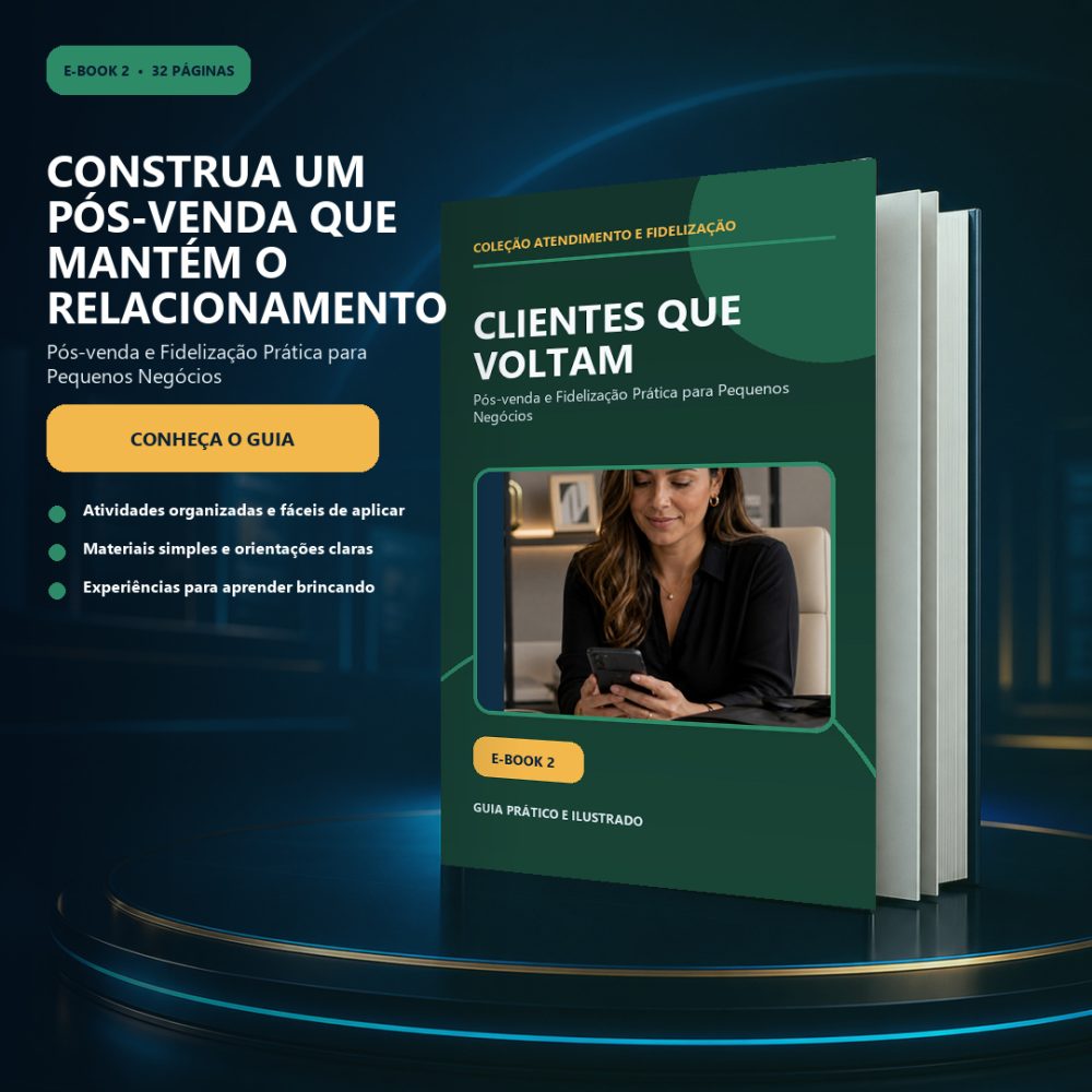 Capa de Clientes que Voltam — Pós-venda e Fidelização Prática para Pequenos Negócios