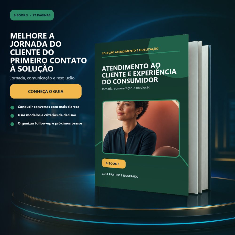 Capa de Atendimento ao Cliente e Experiência do Consumidor — Jornada, comunicação e resolução
