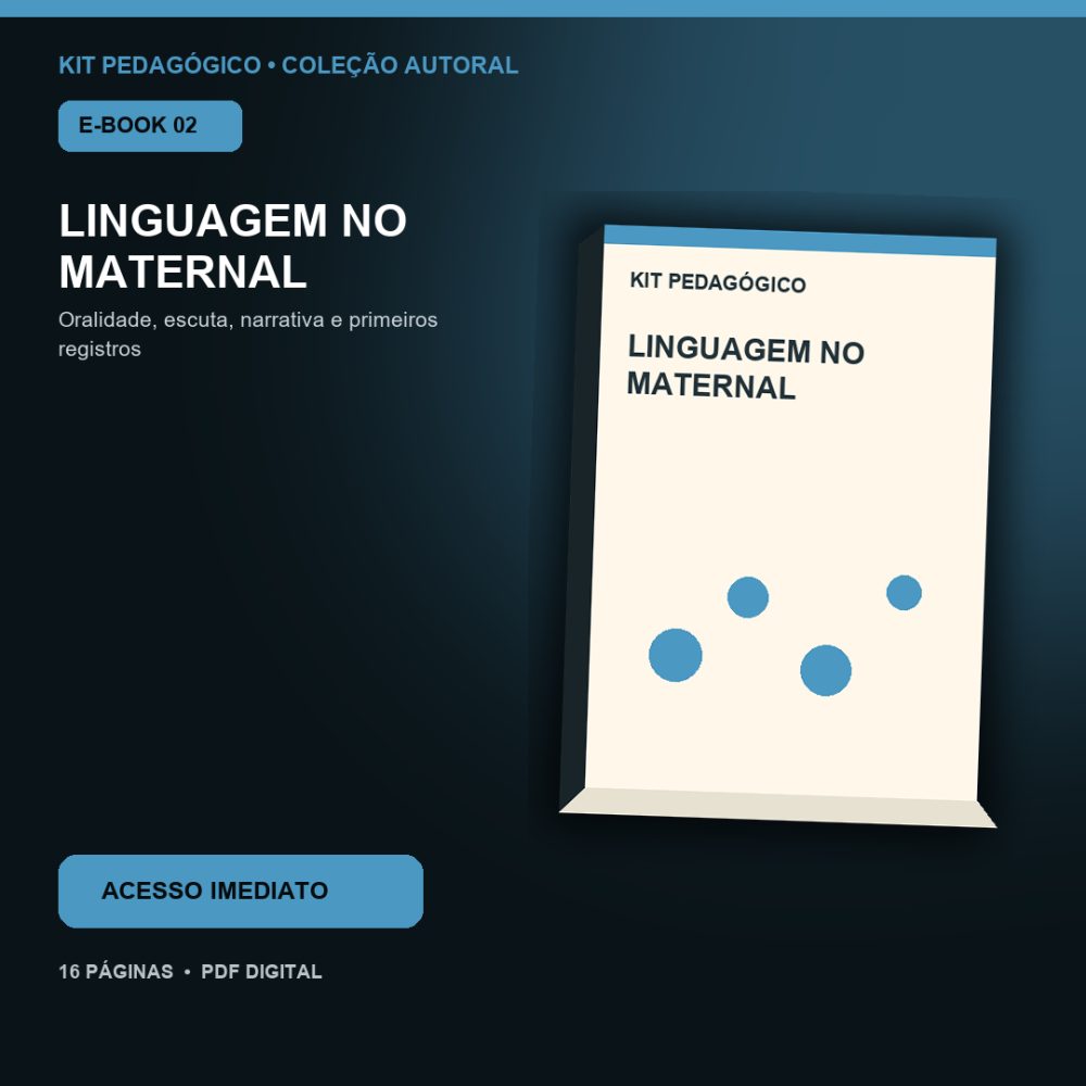 Capa de Linguagem no Maternal – E-book 02 – Linguagem no Maternal – Guia de Atividades