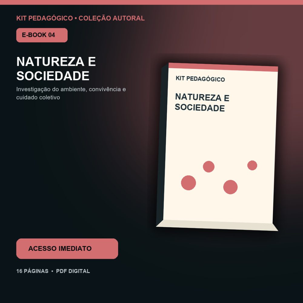 Capa de Natureza e Sociedade – E-book 04 – Natureza e Sociedade – Guia de Atividades