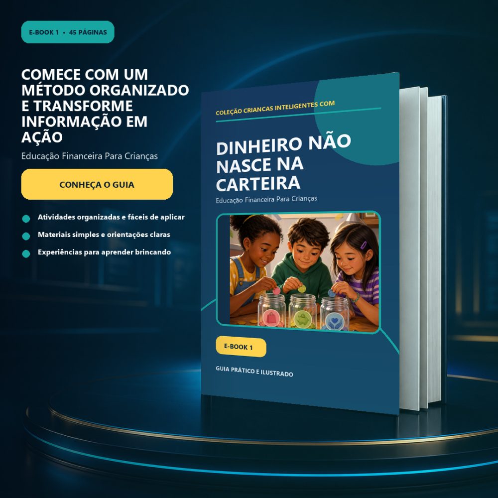 Capa de DINHEIRO NAO NASCE NA CARTEIRA – EDUCACAO FINANCEIRA PARA CRIANCAS