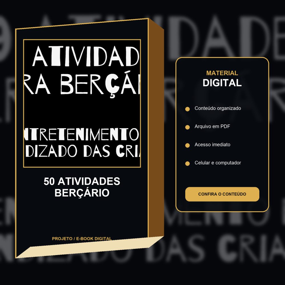 Capa de 50 atividades berçário