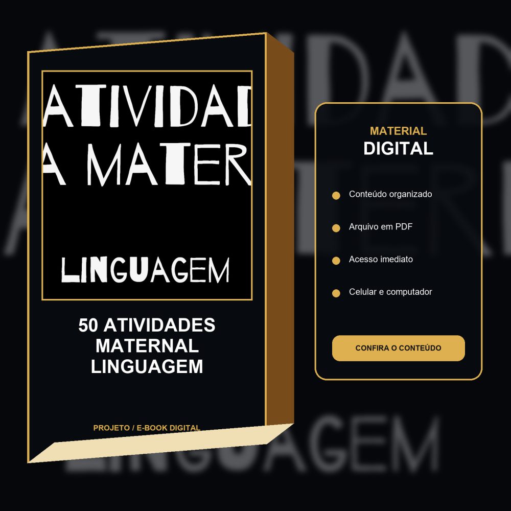 Capa de 50 atividades maternal linguagem