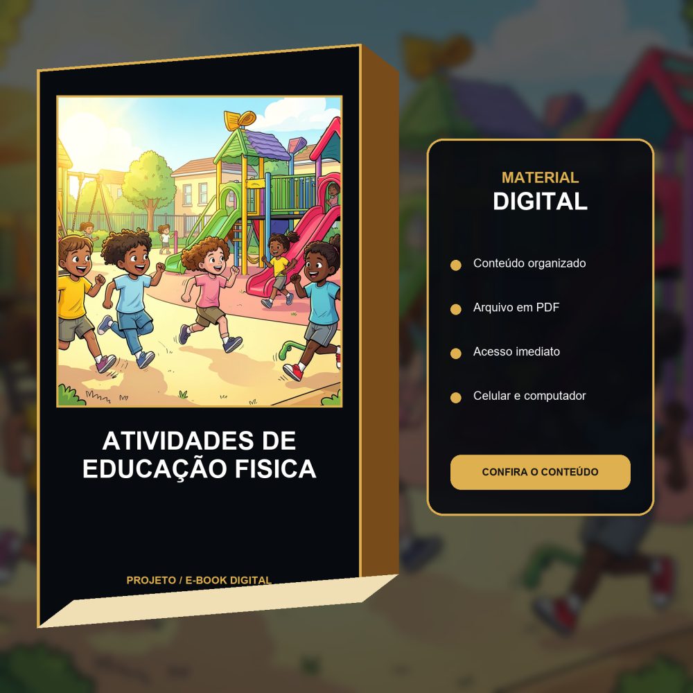 Capa de Atividades de educação fisica