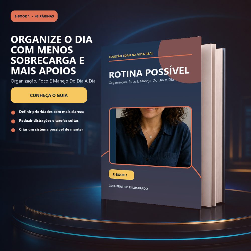 Capa de ROTINA POSSÍVEL — ORGANIZAÇÃO, FOCO E MANEJO DO DIA A DIA