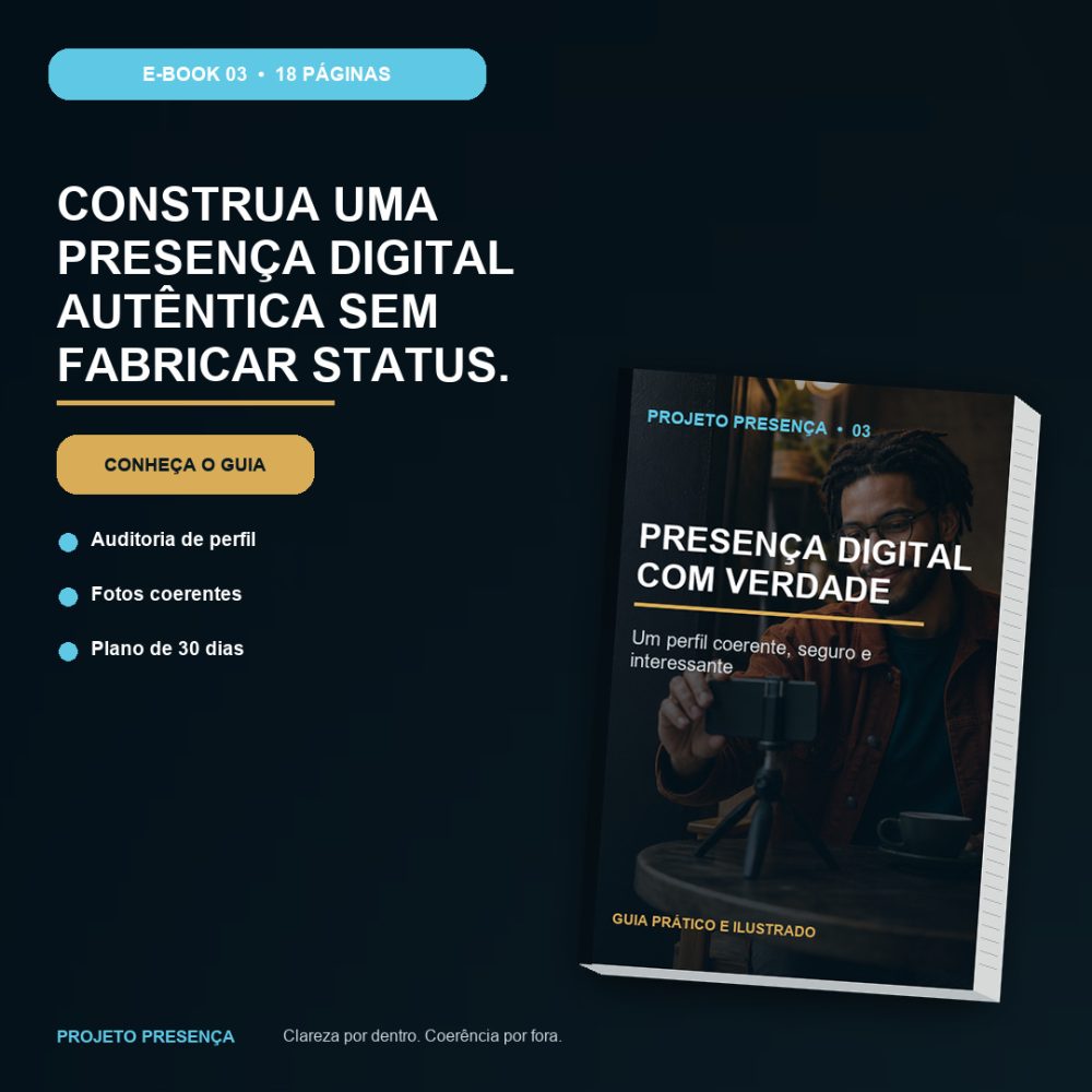 Capa de Presença Digital com Verdade – Um perfil coerente, seguro e interessante