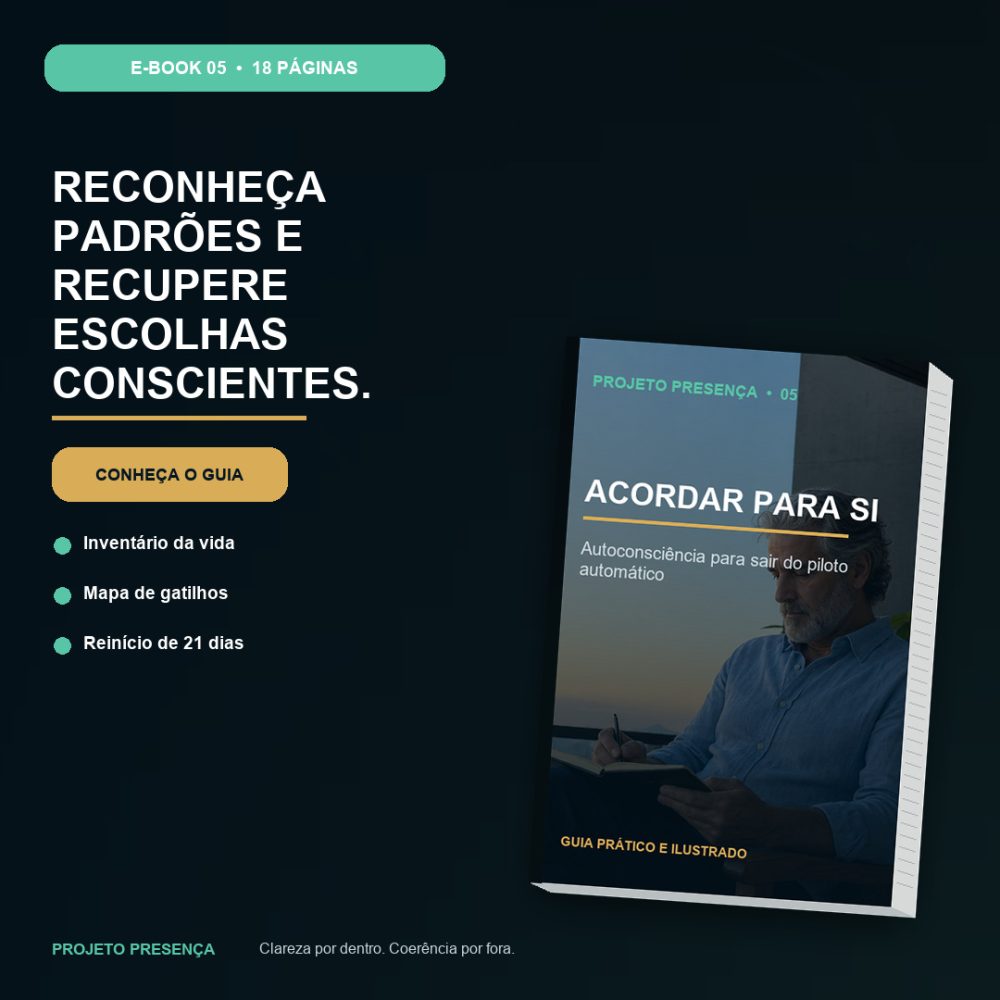 Capa de Acordar para Si – Autoconsciência para sair do piloto automático