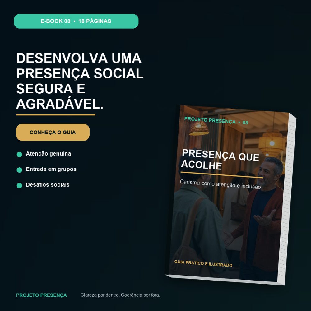 Capa de Presença que Acolhe – Carisma como atenção e inclusão