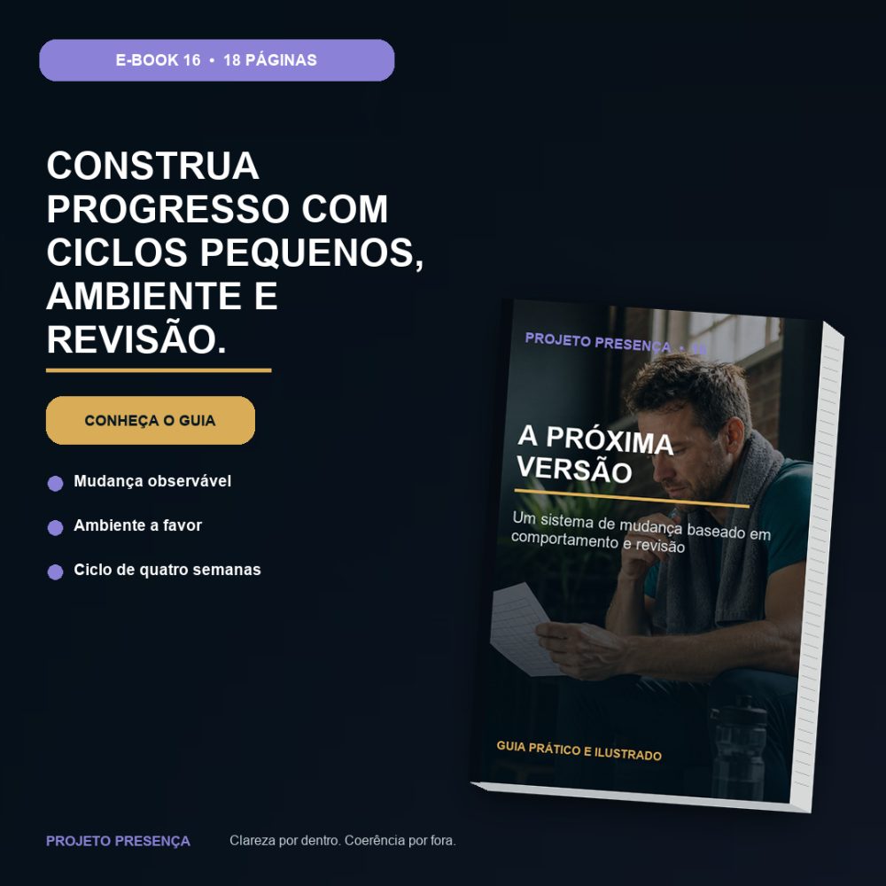 Capa de A Próxima Versão – Um sistema de mudança baseado em comportamento e revisão