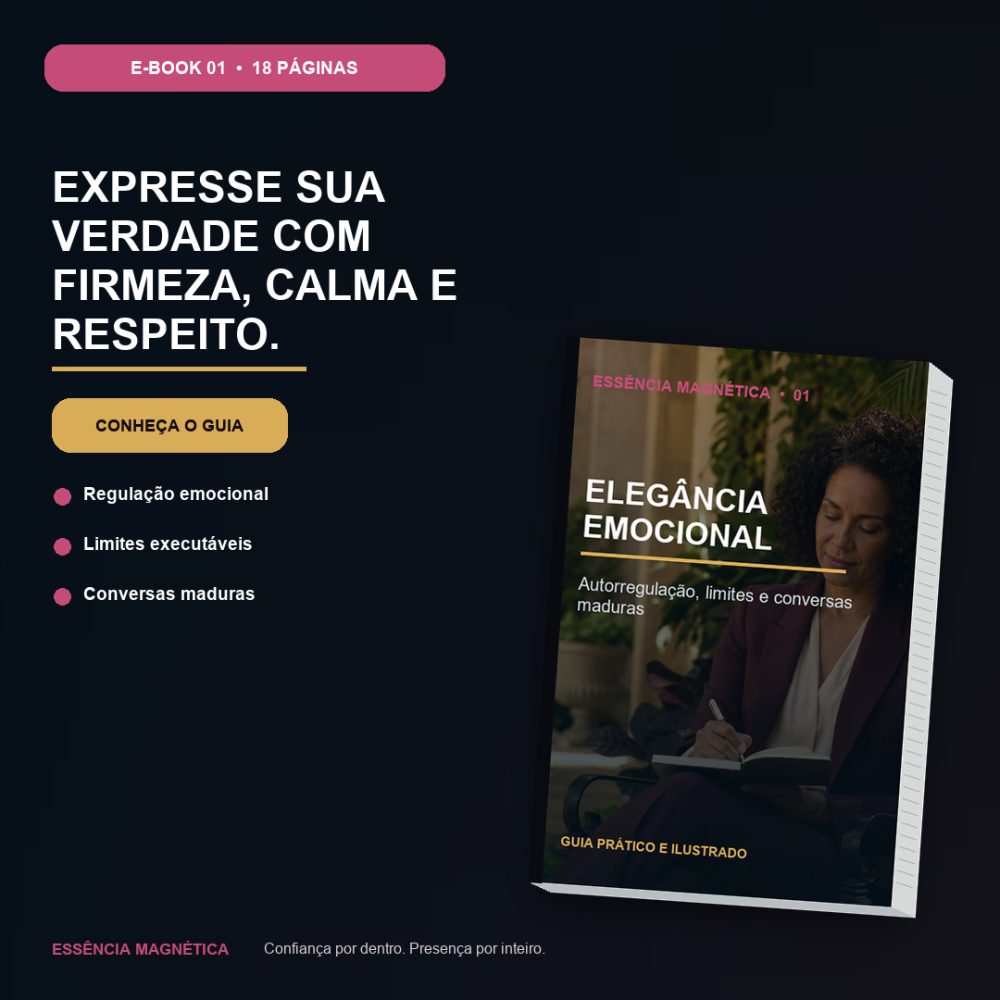 Capa de Elegância Emocional – Autorregulação, limites e conversas maduras