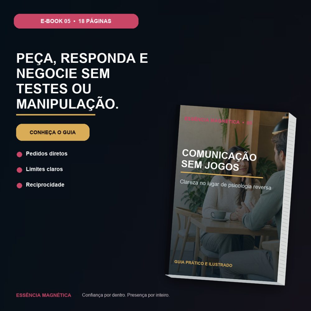 Capa de Comunicação sem Jogos – Clareza no lugar de psicologia reversa