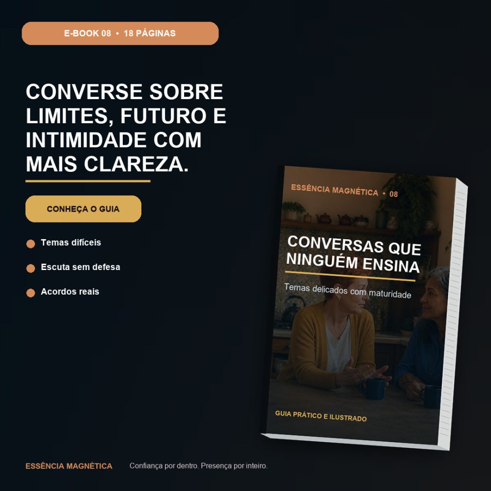 Capa de Conversas que Ninguém Ensina – Temas delicados com maturidade