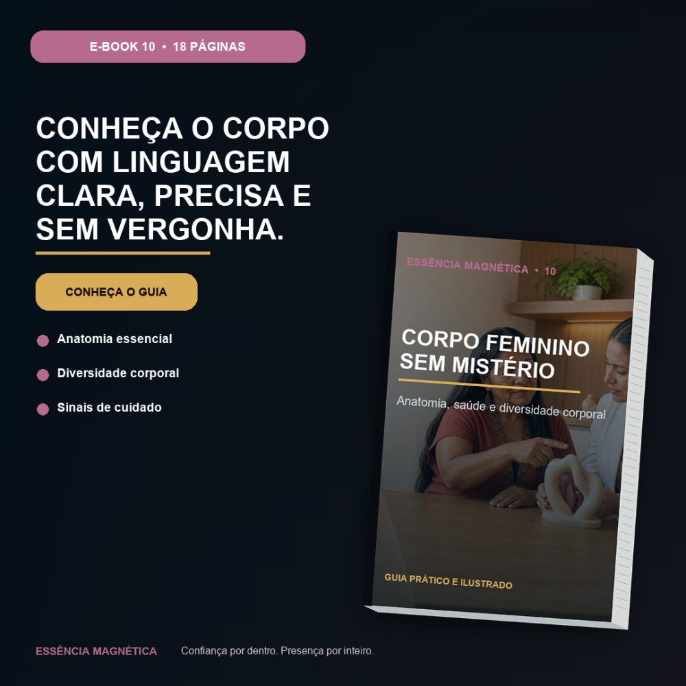 Capa de Corpo Feminino sem Mistério – Anatomia, saúde e diversidade corporal