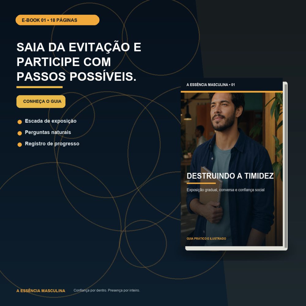 Capa de Destruindo a Timidez – Exposição gradual, conversa e confiança social
