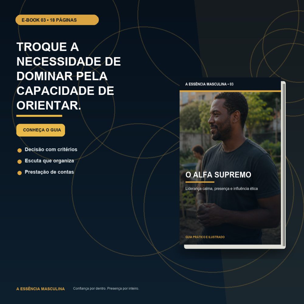 Capa de O Alfa Supremo – Liderança calma, presença e influência ética