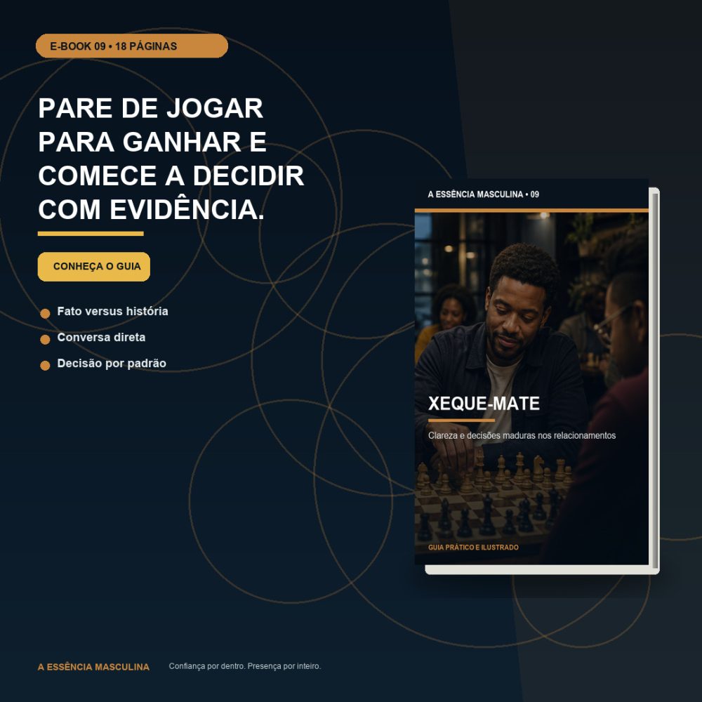 Capa de Xeque-Mate – Clareza e decisões maduras nos relacionamentos